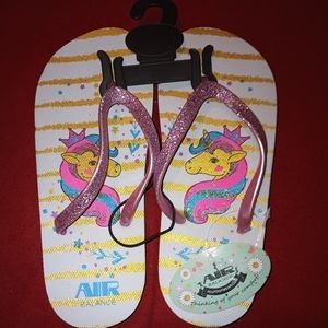 Unicorn little girls sandels